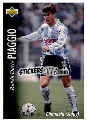 Sticker Ruben Cdario Piaggio - Futbol Argentino Apertura 1995 n. 126 - Upper Deck