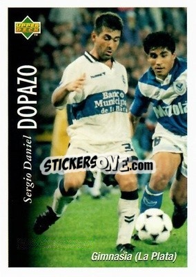 Sticker Sergio Daniel Dopazo - Futbol Argentino Apertura 1995 n. 128 - Upper Deck