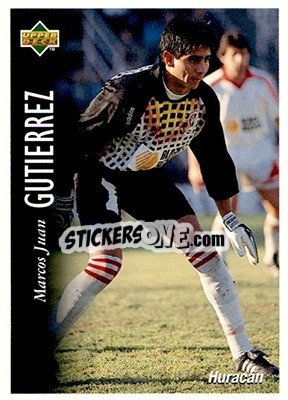 Sticker Marcos Juan Gutierrez - Futbol Argentino Apertura 1995 n. 132 - Upper Deck