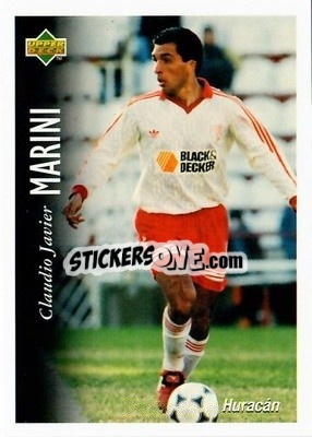 Sticker Claudio Javier Marini - Futbol Argentino Apertura 1995 n. 134 - Upper Deck