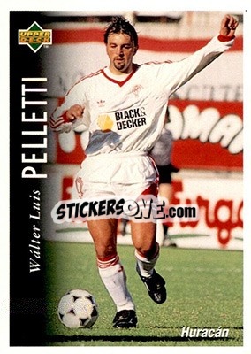 Sticker Walter Luis Pelletti - Futbol Argentino Apertura 1995 n. 135 - Upper Deck