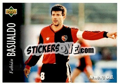Sticker Fabian Basualdo - Futbol Argentino Apertura 1995 n. 142 - Upper Deck