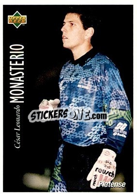 Sticker Cesar Leonardo Monasterio - Futbol Argentino Apertura 1995 n. 146 - Upper Deck