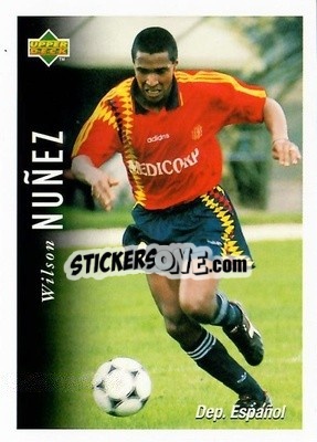 Sticker Wilson Nunez - Futbol Argentino Apertura 1995 n. 157 - Upper Deck
