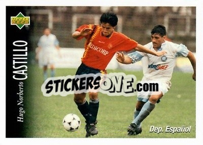 Sticker Hugo Norberto Castillo - Futbol Argentino Apertura 1995 n. 158 - Upper Deck