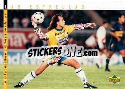 Sticker Carlos Fernando Navarro Montoya - Futbol Argentino Apertura 1995 n. 164 - Upper Deck