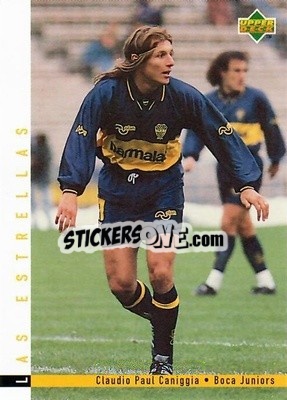Sticker Claudio Paul Caniggia - Futbol Argentino Apertura 1995 n. 166 - Upper Deck