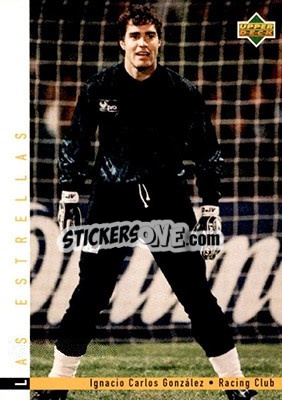 Sticker Ignacio Carlos Gonzalez - Futbol Argentino Apertura 1995 n. 168 - Upper Deck