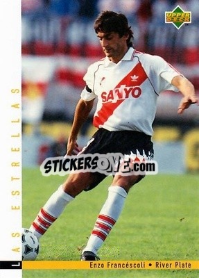 Sticker Enzo Francescoli - Futbol Argentino Apertura 1995 n. 170 - Upper Deck