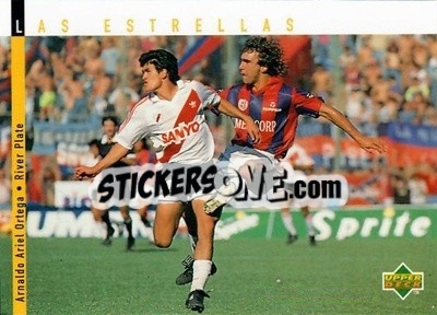 Sticker Arnaldo Ariel Ortega - Futbol Argentino Apertura 1995 n. 171 - Upper Deck