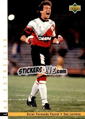 Sticker Oscar Fernando Passet - Futbol Argentino Apertura 1995 n. 172 - Upper Deck
