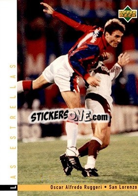 Sticker Oscar Ruggeri - Futbol Argentino Apertura 1995 n. 173 - Upper Deck