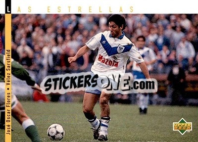 Sticker Jose Oscar Flores - Futbol Argentino Apertura 1995 n. 176 - Upper Deck