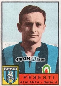 Figurina Alfredo Pesenti - Calciatori 1963-1964 - Panini
