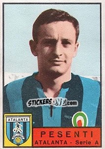 Cromo Alfredo Pesenti - Calciatori 1963-1964 n. 3 - Panini