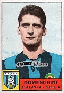 Sticker Angelo Domenghini - Calciatori 1963-1964 - Panini