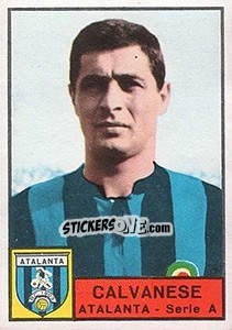 Sticker Salvatore Calvanese - Calciatori 1963-1964 n. 12 - Panini