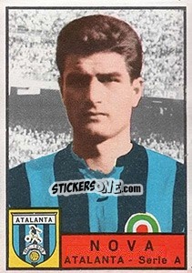 Sticker Enrico Nova - Calciatori 1963-1964 - Panini