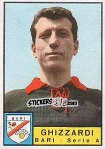 Figurina Italo Ghizzardi - Calciatori 1963-1964 - Panini