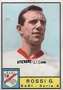 Sticker Gianni Rossi - Calciatori 1963-1964 n. 27 - Panini