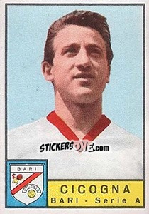 Sticker Bruno Cicogna - Calciatori 1963-1964 - Panini