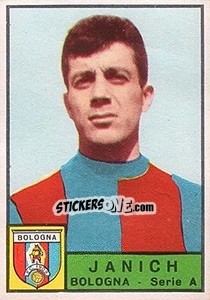 Sticker Francesco Janich - Calciatori 1963-1964 - Panini