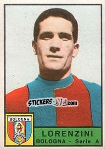 Sticker Edmondo Lorenzini - Calciatori 1963-1964 - Panini