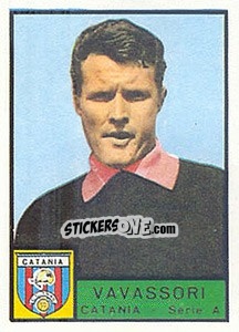 Sticker Giuseppe Vavassori - Calciatori 1963-1964 n. 52 - Panini