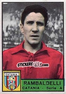 Sticker Renato Rambaldelli - Calciatori 1963-1964 n. 53 - Panini