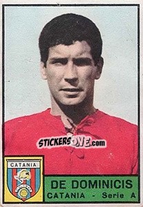 Cromo Domenico De Dominicis - Calciatori 1963-1964 - Panini