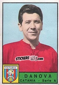 Sticker Giancarlo Danova - Calciatori 1963-1964 n. 59 - Panini