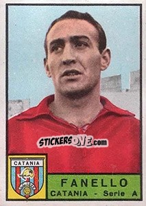 Sticker Giovanni Fanello - Calciatori 1963-1964 n. 60 - Panini