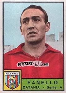 Cromo Giovanni Fanello - Calciatori 1963-1964 - Panini