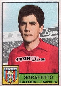 Sticker Silvio Sgrafetto - Calciatori 1963-1964 n. 61 - Panini