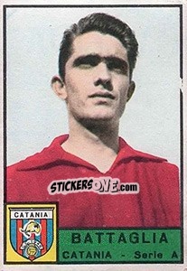 Sticker Roberto Jose Battaglia - Calciatori 1963-1964 n. 64 - Panini