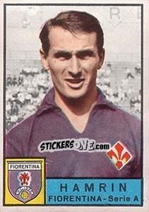 Sticker Kurt Hamrin - Calciatori 1963-1964 n. 75 - Panini