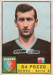 Cromo Mario Da Pozzo - Calciatori 1963-1964 - Panini