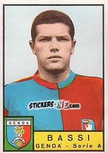 Figurina Giampiero Bassi - Calciatori 1963-1964 - Panini