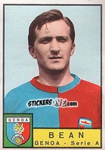 Sticker Gastone Bean - Calciatori 1963-1964 n. 93 - Panini