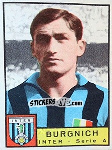 Sticker Tarcisio Burgnich - Calciatori 1963-1964 n. 99 - Panini