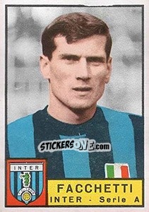 Sticker Giacinto Facchetti - Calciatori 1963-1964 n. 101 - Panini
