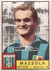 Sticker Sandro Mazzola - Calciatori 1963-1964 n. 105 - Panini