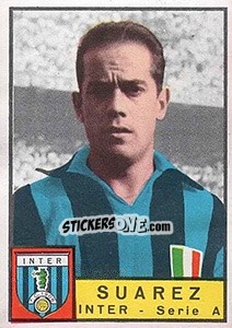 Sticker Luisito Suarez - Calciatori 1963-1964 n. 106 - Panini