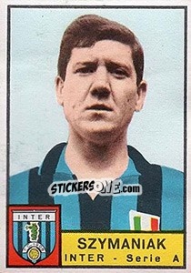 Sticker Horst Szymaniak - Calciatori 1963-1964 n. 110 - Panini