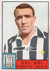 Sticker Luis Del Sol - Calciatori 1963-1964 n. 121 - Panini