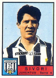 Sticker Omar Sivori - Calciatori 1963-1964 n. 122 - Panini