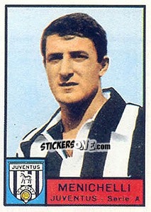 Sticker Giampaolo Menichelli - Calciatori 1963-1964 - Panini