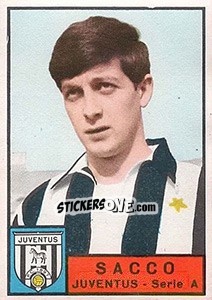 Figurina Giovanni Sacco - Calciatori 1963-1964 - Panini