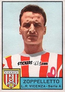 Sticker Giobatta Zoppelletto - Calciatori 1963-1964 n. 131 - Panini