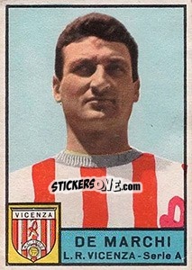 Sticker Giorgio De Marchi - Calciatori 1963-1964 n. 134 - Panini